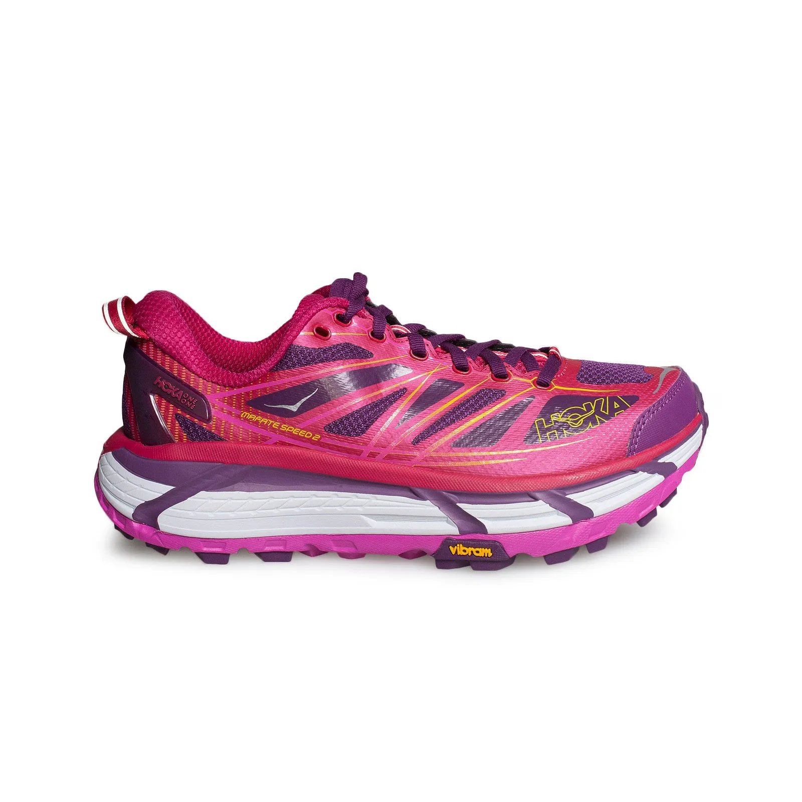 HOKA Mafate Speed 2 Virtual Pink / Neon Fuchsia Running Shoes - Women's