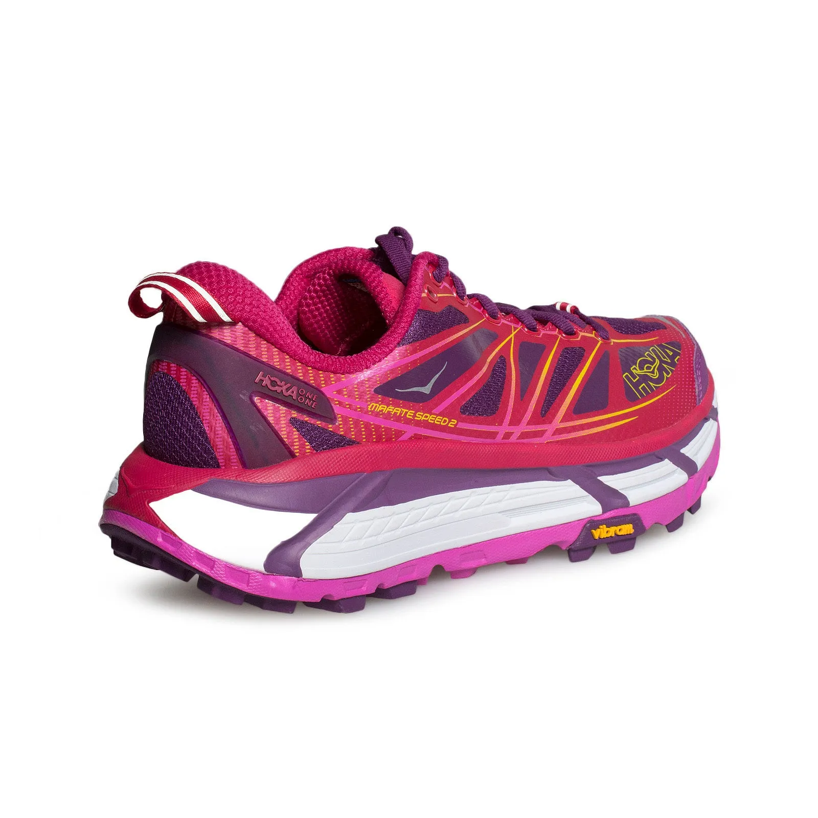 HOKA Mafate Speed 2 Virtual Pink / Neon Fuchsia Running Shoes - Women's