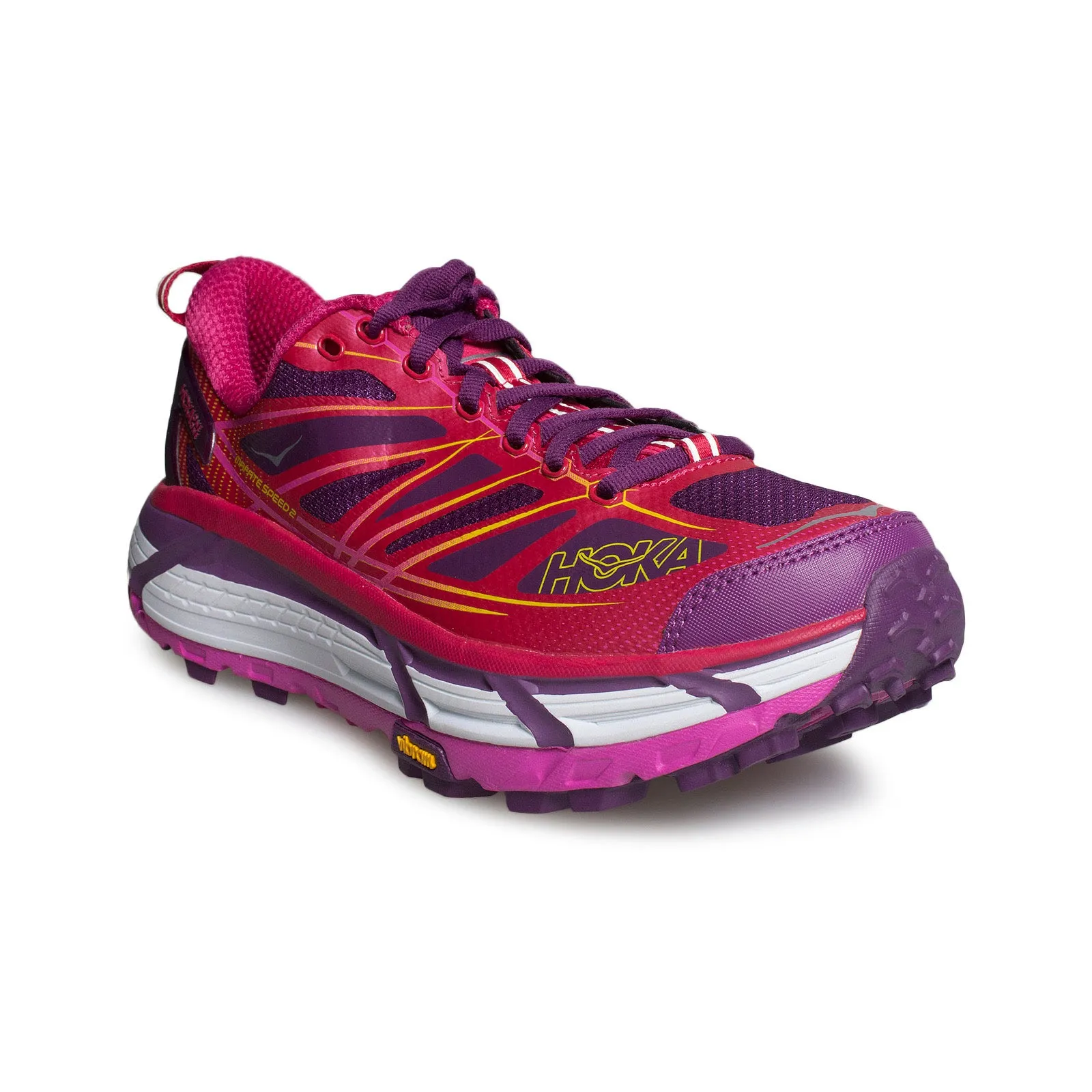 HOKA Mafate Speed 2 Virtual Pink / Neon Fuchsia Running Shoes - Women's