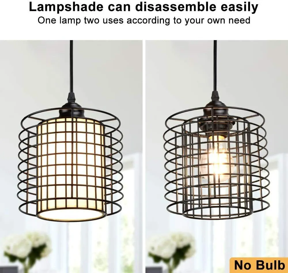 Industrial Metal Pendant Light Rustic Chandelier Farmhouse Hanging Light