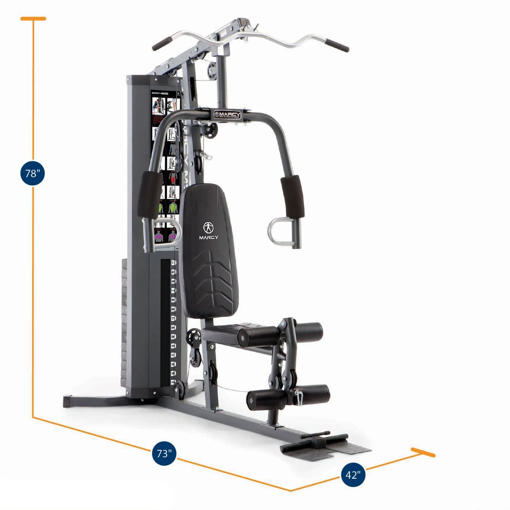 Marcy MWM-4965 Compact Home Multi Gym