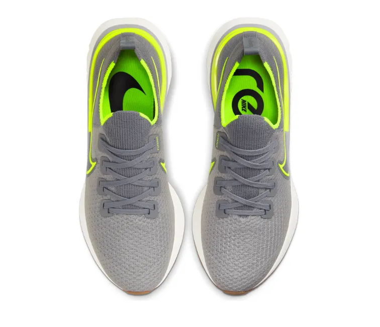 Men's Nike React Infinity Run FK (Particle Grey/Volt)