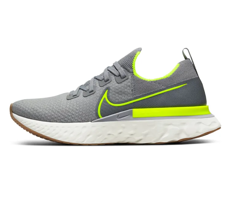 Men's Nike React Infinity Run FK (Particle Grey/Volt)