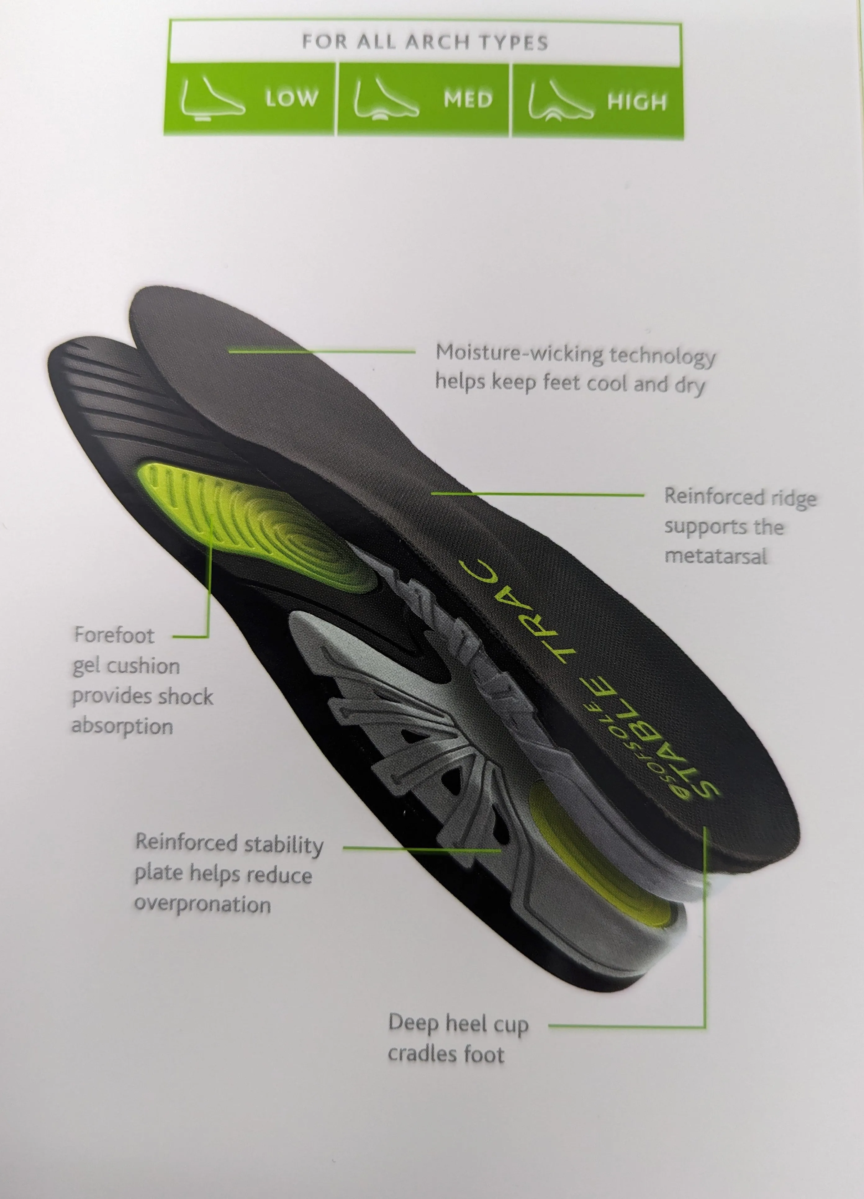 Men's Stable Trac Insole