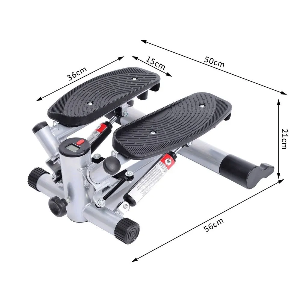 Mini Stepper W/Arm Cord-Black/Silver Grey |