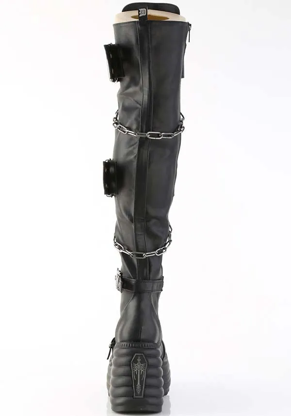 MORTE-312 [Black] | PLATFORM BOOTS [PREORDER]