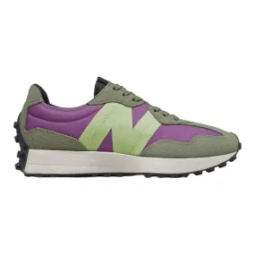 New Balance Men's 327 Shoes - Sour Grape / Bleached Lime Glo