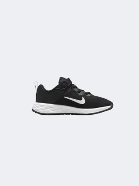 Nike Revolution 6 Ps-Boys Running Shoes Black/White/Grey