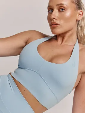 NKD Arch Halter Sports Bra - Baby Blue