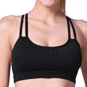 Push Up Wireless Seamless Tops Shockproof Padding Sports Bra