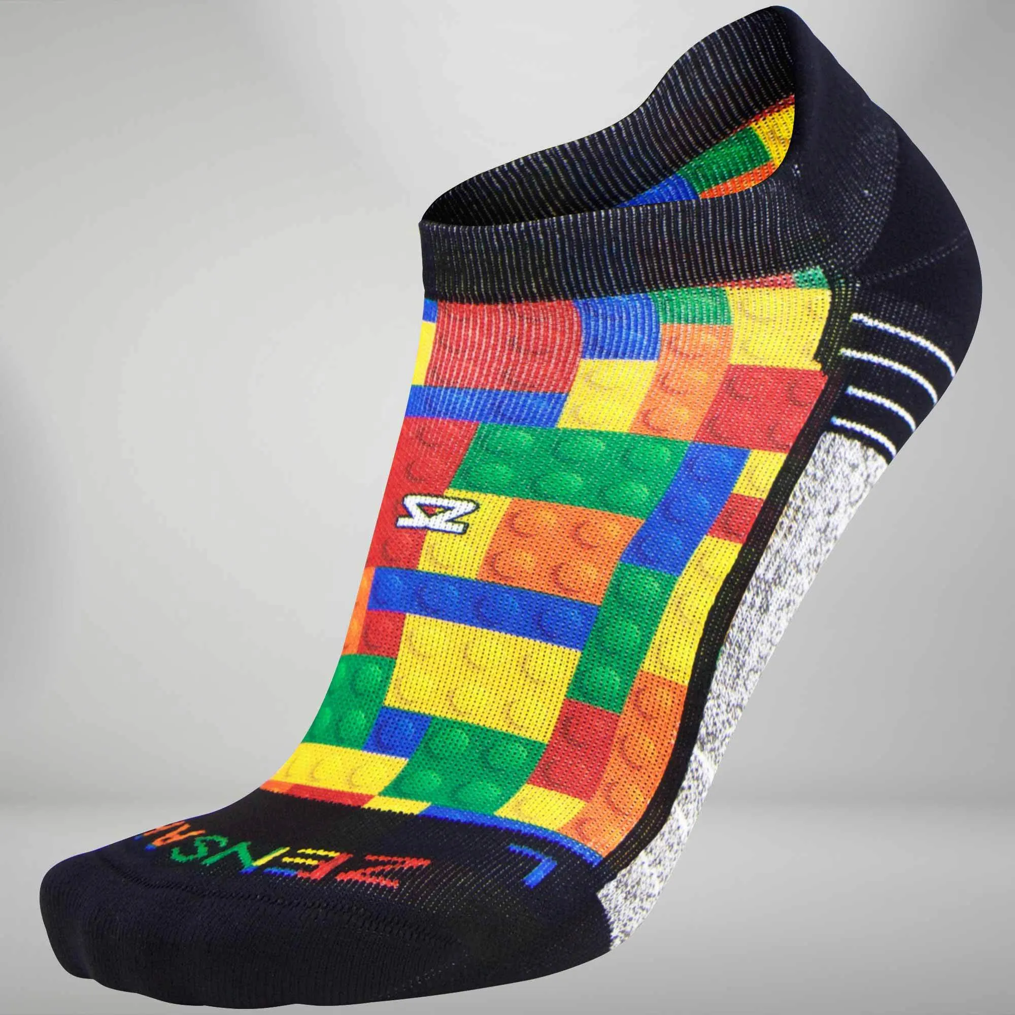 Puzzle Block Socks (No-Show)