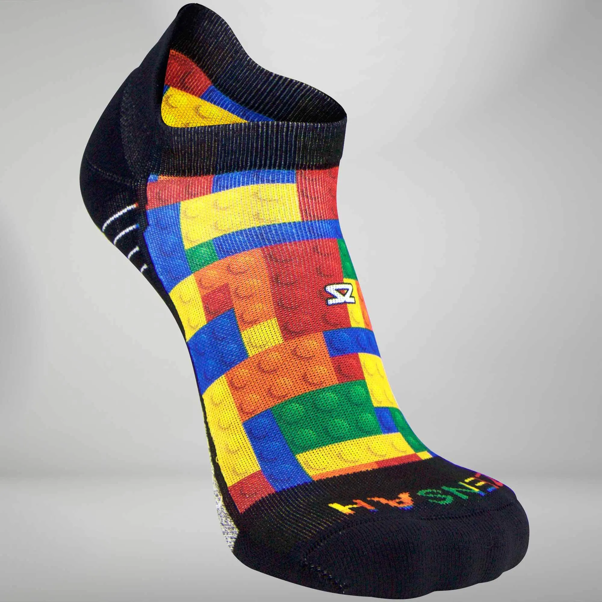 Puzzle Block Socks (No-Show)