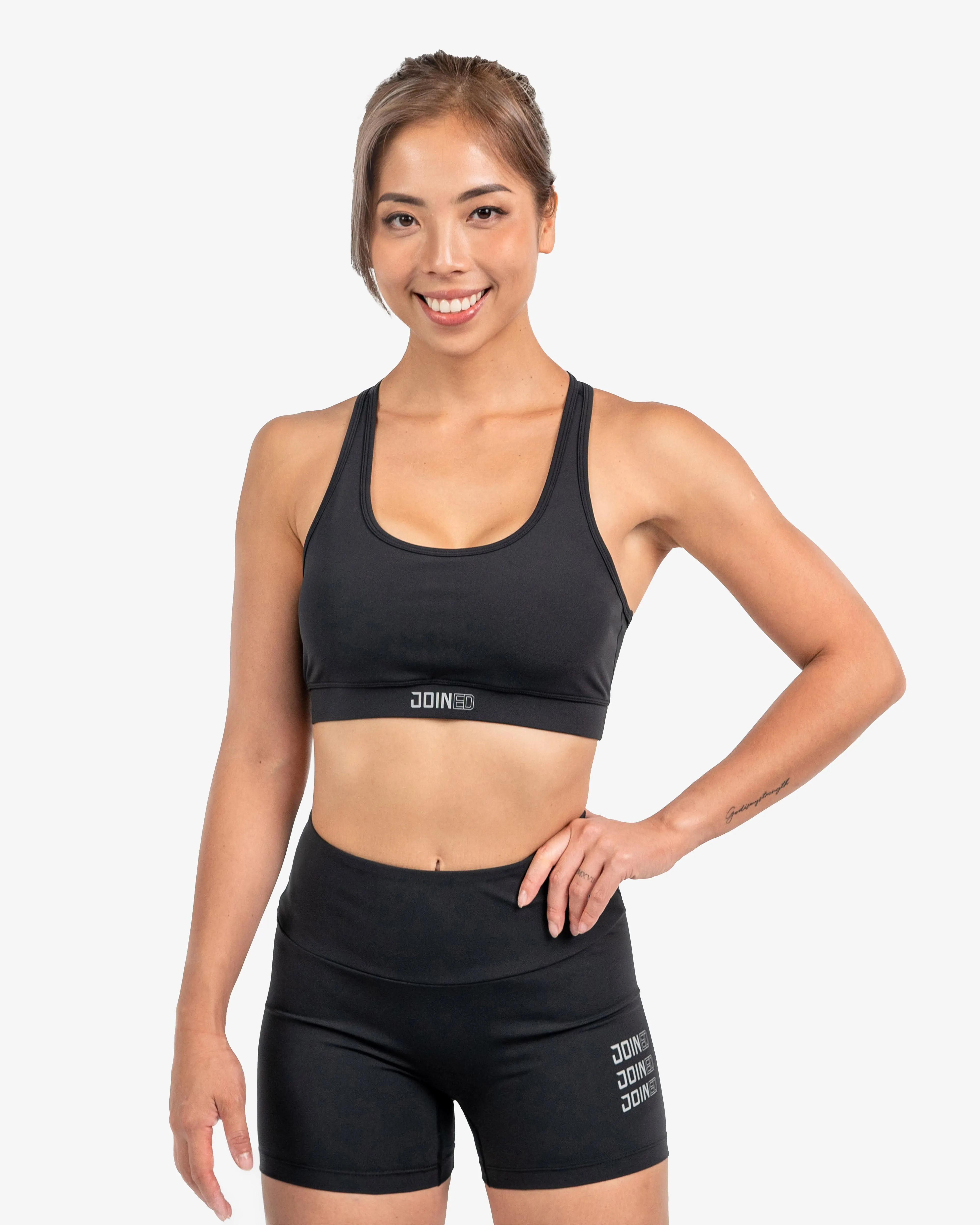 Reflective Racerback Sports Bra