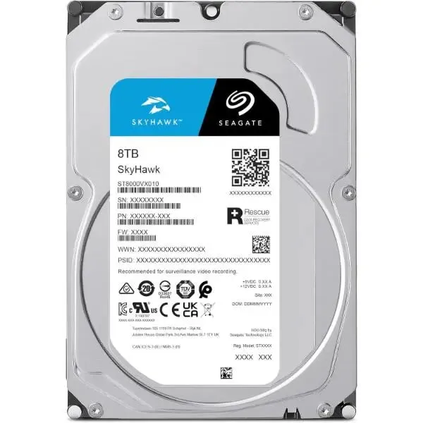 Seagate Skyhawk 8TB Video Internal 3.5" HDD Sata