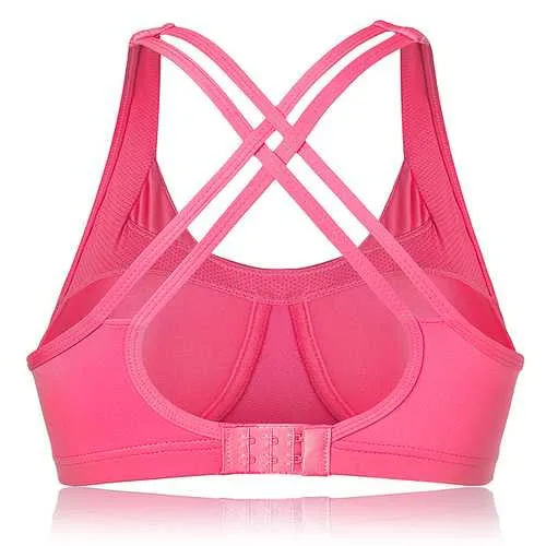 Soft Wireless Padding Criss-cross Back Shockproof Sport Bra