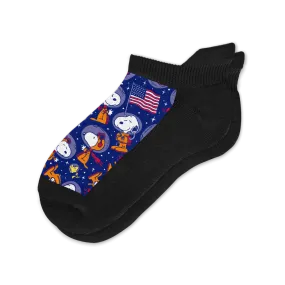 Space Snoopy Ankle Diabetic Socks