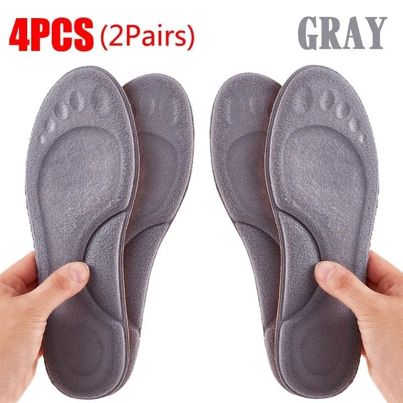 Thermostatic Heated Memory Foam Insoles with Arch Support for Winter Comfort