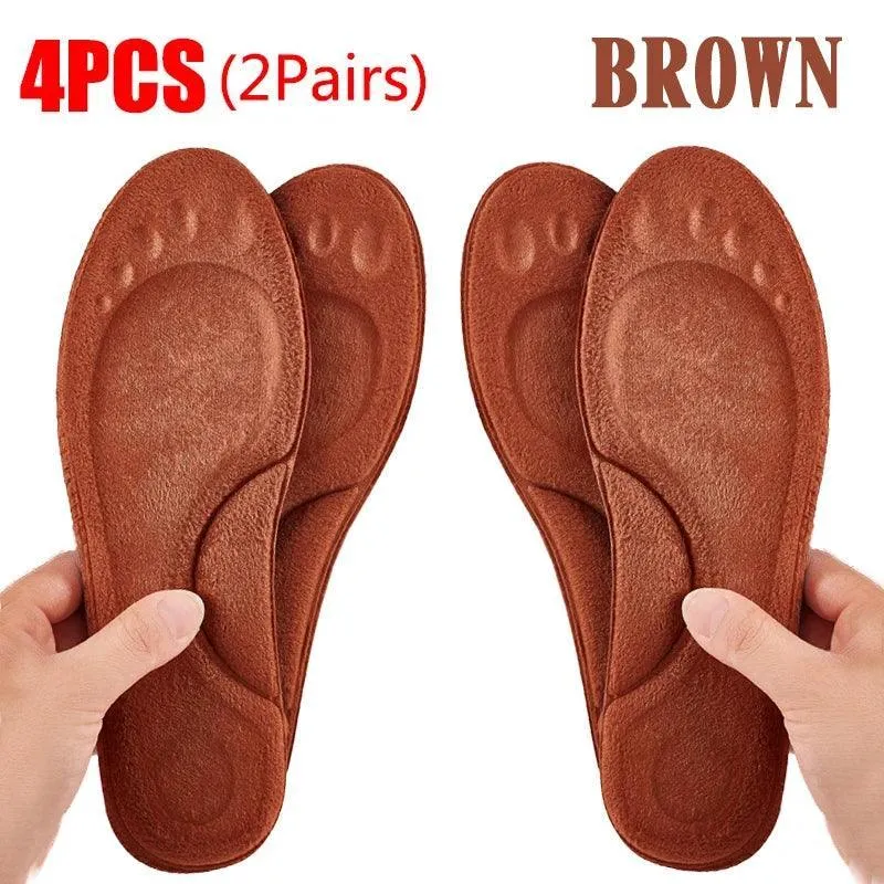 Thermostatic Heated Memory Foam Insoles with Arch Support for Winter Comfort