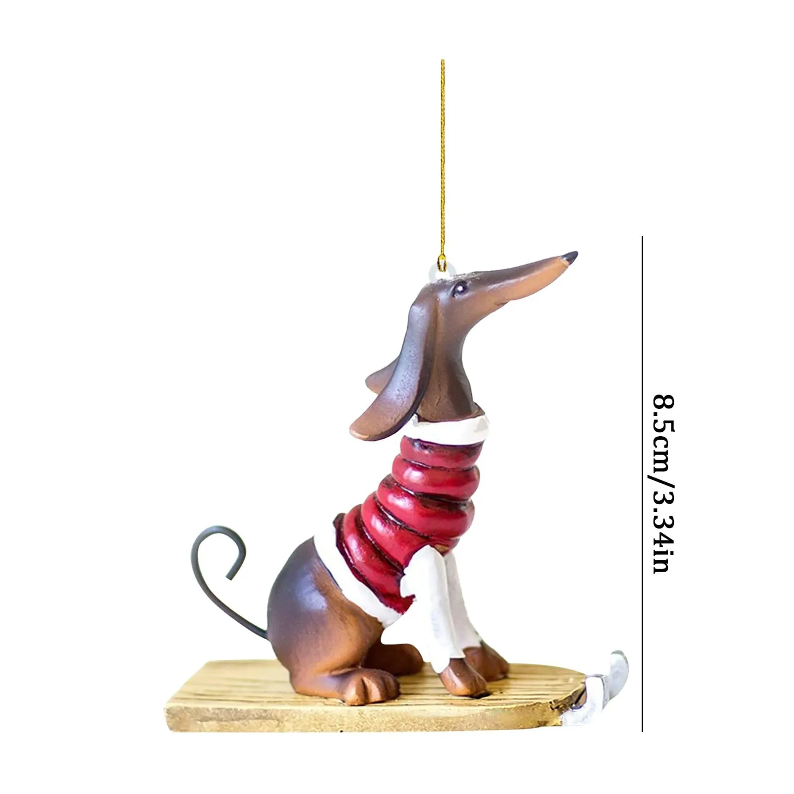 timeless Christmas Decoration Gifts Dachshunds Dog Christmas Tree Ornament Christmas Tree Pendants Hanging Pendants Plush Craft For Christmas Holiday Party Home Decor C