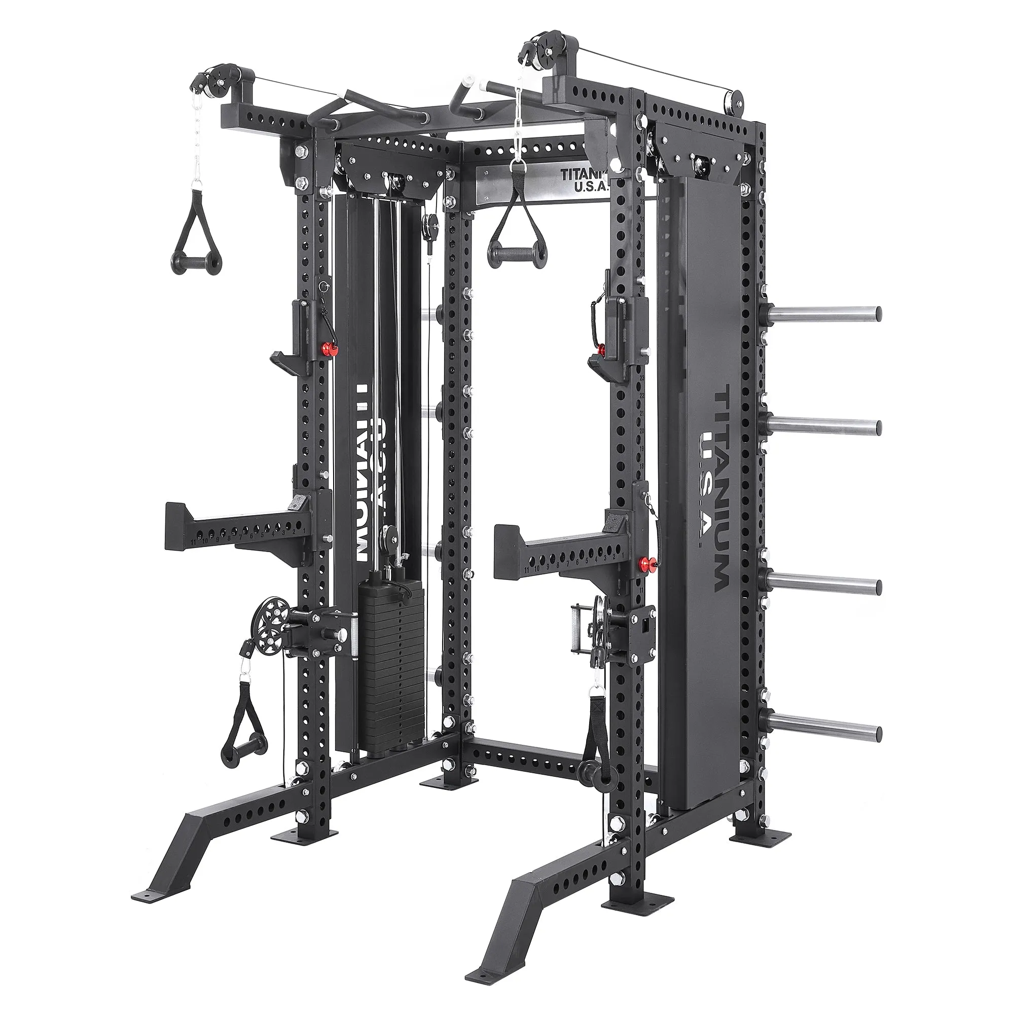 TITANIUM USA M80 MODULAR SERIES FUNCTIONAL TRAINER & SQUAT RACK