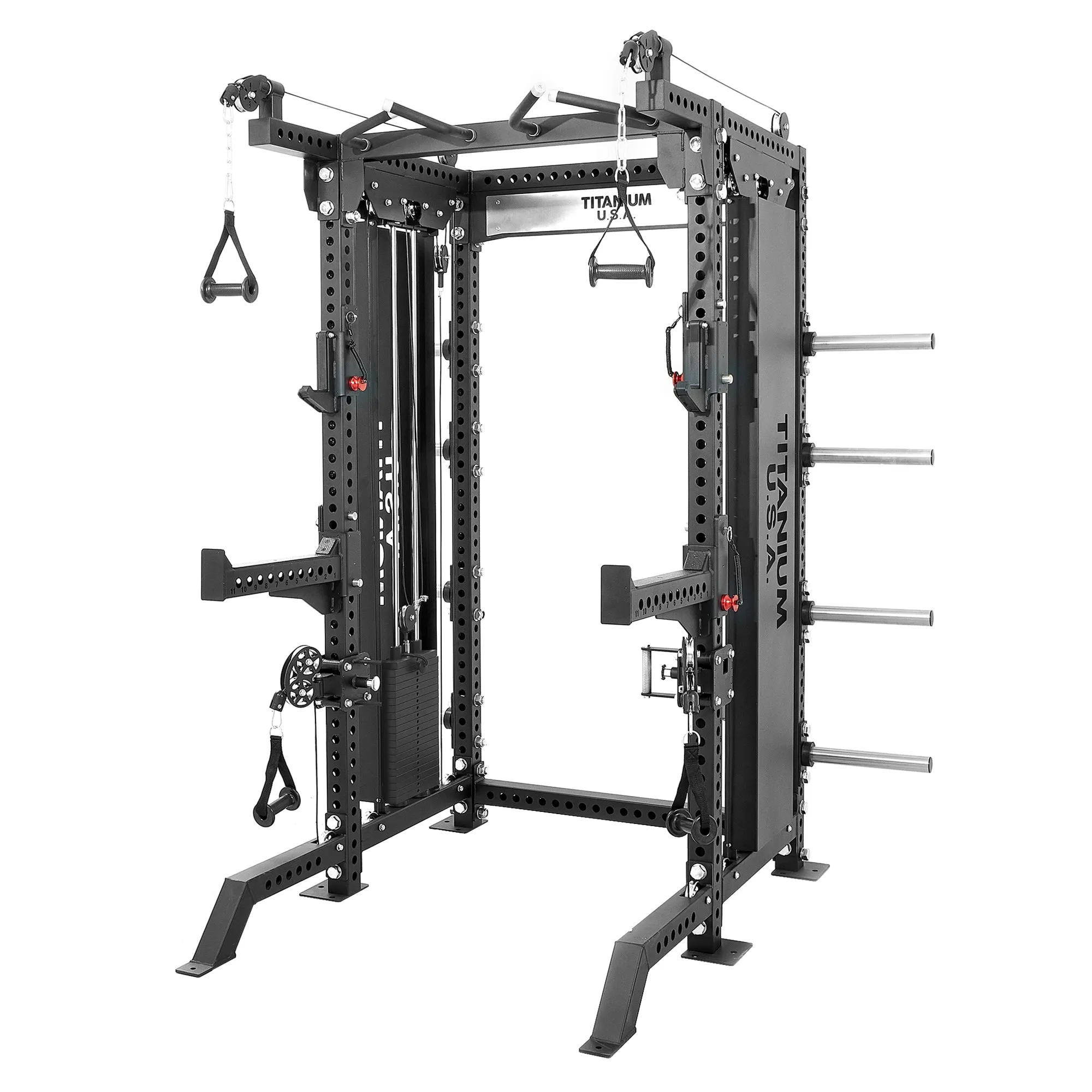 TITANIUM USA M80 MODULAR SERIES FUNCTIONAL TRAINER & SQUAT RACK