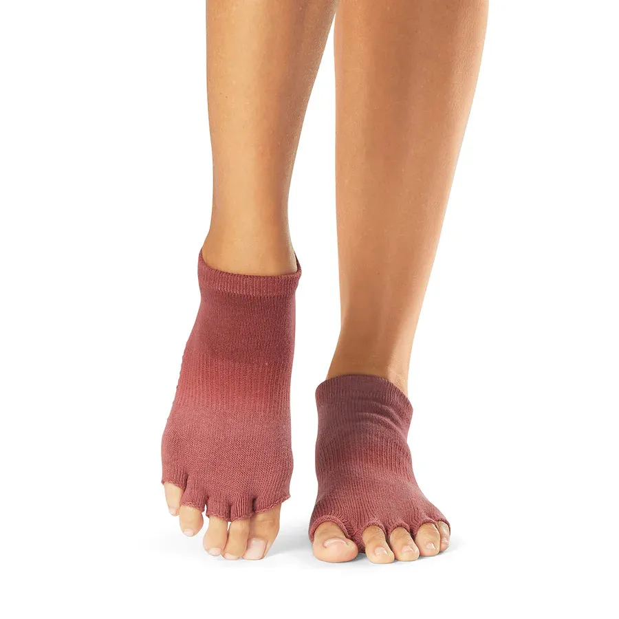 ToeSox Half Toe Low Rise Grip Socks