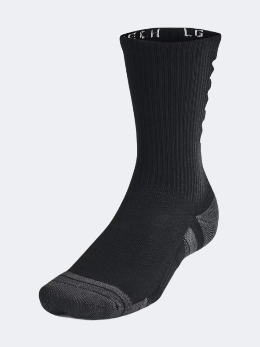 Under Armour Performance Tech  Unisex Training Sock Black/White