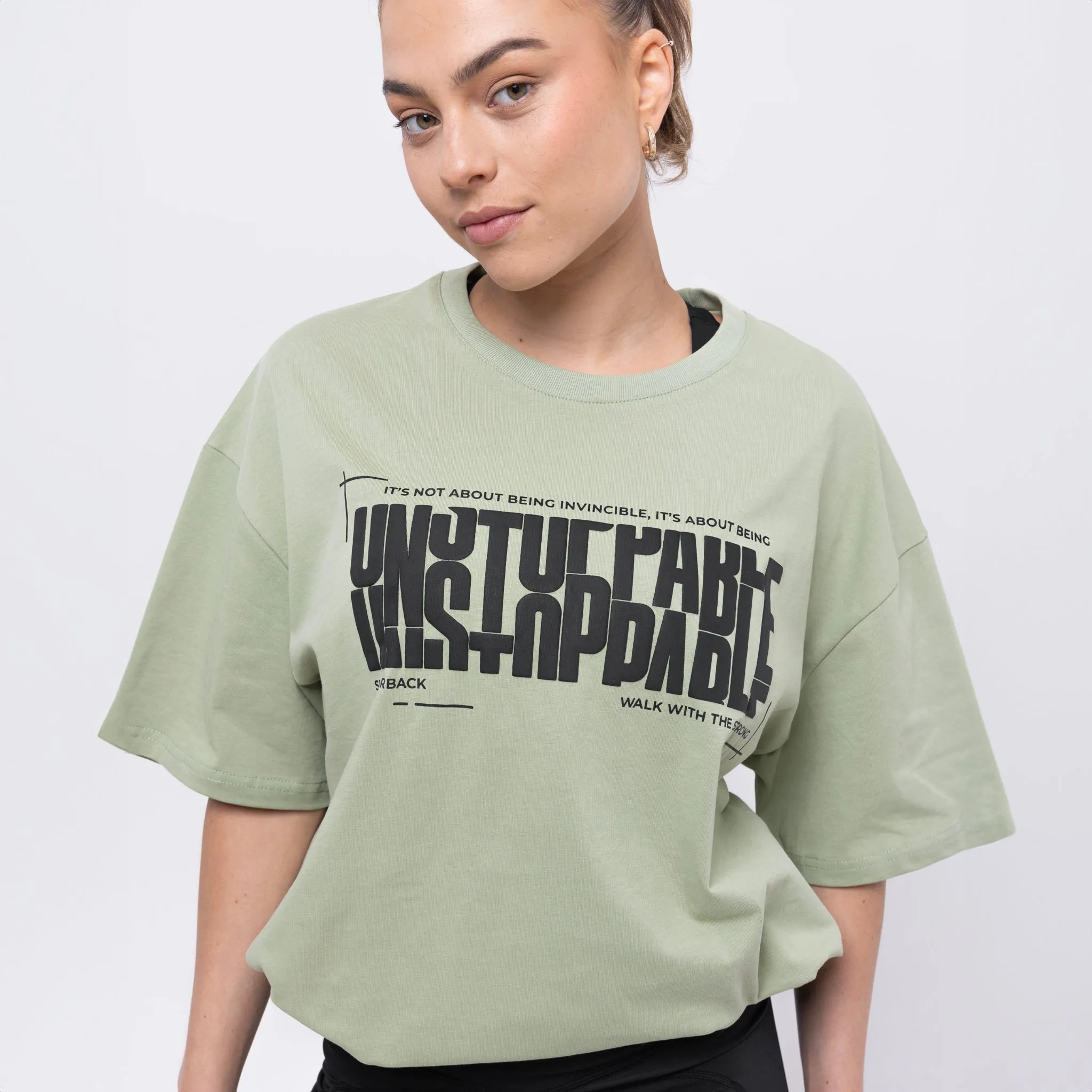 Unstoppable Women's Oversized T-Shirt Green