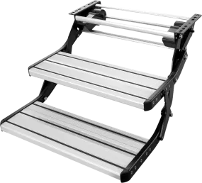 Vevor 2-Step Electric Retractable RV Steps DC12V 440 lbs. Load Aluminum Alloy Non-Slip New