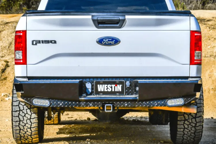 Westin 58-341105 Ford F150 2015-2020 HDX Bandit Rear Bumper Black Finish