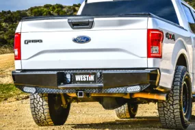 Westin 58-341105 Ford F150 2015-2020 HDX Bandit Rear Bumper Black Finish