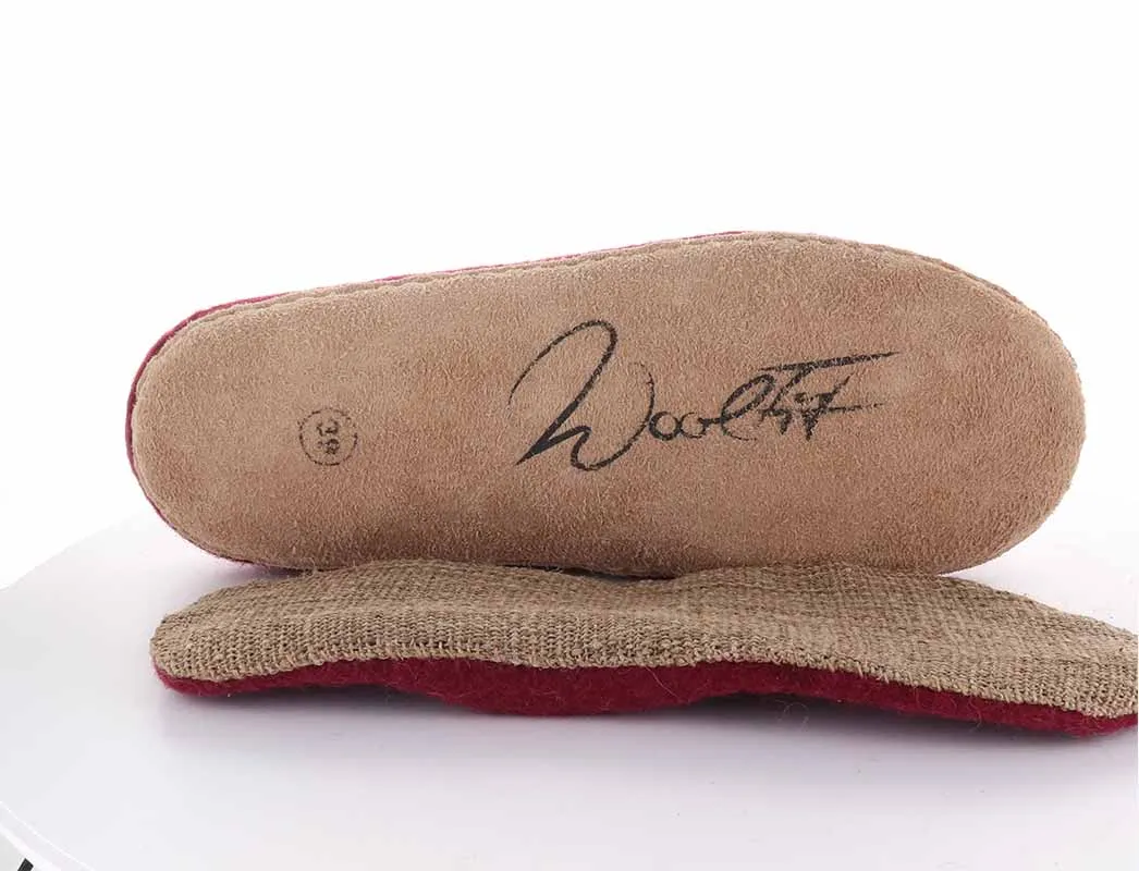 WoolFit® handfelted Slippers with Arch Support Insoles | Vario, port